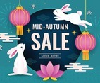 Mid Autumn Sale Promotion Poster