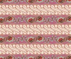 Batik Parang Seamless Pattern with Pastel Color