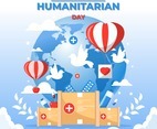 World Humanitarian Day Concept