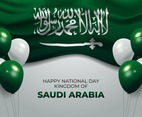 Happy National Saudi Arabia Background