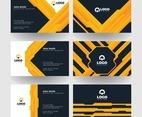 Gold and Black Professional Name Card