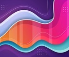 Colorful Abstract Liquid Background