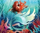 Beautiful Mermaid Concept