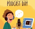 Podcats International Day Concept