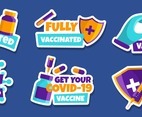 Covid-19 After Vaccine Sticker Set