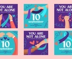 Suicide Prevention Day Awareness Set of Cards