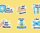 Hand Drawn After Covid-19 Vaccine Sticker