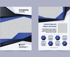 Modern Black and Blue Company Profile