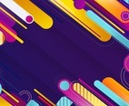 Background of Colorful Modern Geometric Shapes