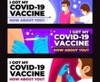 After Covid19 Vaccine Banner Template Set
