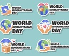 Humanitarian Sticker Template Set
