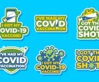 After Covid-19 Vaccine Sticker Set