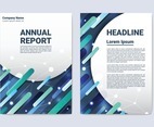 Annual Report Background Template Set
