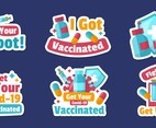 After Vaccine Sticker Collection