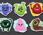 Halloween Monster Sticker Set