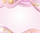 Luxury Pink Background with Gold Accent