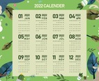 Cute Calendar of the Year 2022
