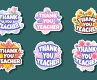 Happy Teacher Day Sticker Set