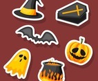 Halloween Theme Sticker Set