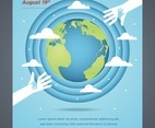 Flat World Humanitarian Day Poster Concept