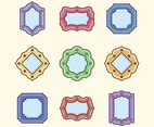 Colorful Frame Icon Collection