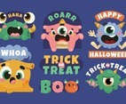 Cute Monster Sticker Collection