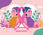 Breast Cancer Awareness Background Template