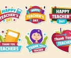 Happy Teachers Day Sticker Set