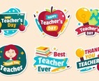 Happy Teacher Day Sticker Set
