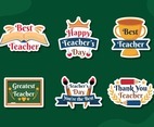Teacher Appreciation on Teachers Day Sticker Set