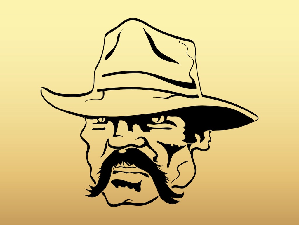 Download Old Cowboy Vector Art & Graphics | freevector.com