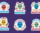 Dia De Los Muertos Sticker Collection
