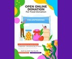 Humanitarian Day Online Donation Poster