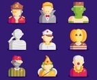 Costume Party Halloween Icons