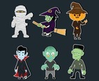 Halloween Party Monster Sticker