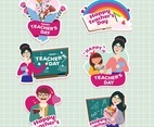 Happy Teachers Day Sticker