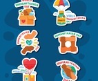 Celebration Of World Humanitarian Day Stickers