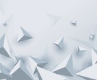 Abstract Triangle White Background