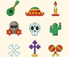 Day of The Dead Icon Set