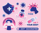 After Covid Vaccinated Sticker Collection