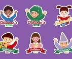 Children's Day Sticker Collection