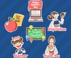 Appreciation of Teacher's Day Sticker Pack