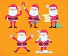 Cute Santa Claus Characters