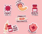 Covid 19 Vaccine Sticker