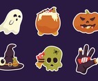 Sticker Pack of Halloween Elements