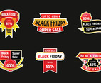 Set of Sticker for Black Fridays Sale