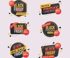Set of Black Friday Sale Badge