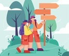 Couple Traveling with Map