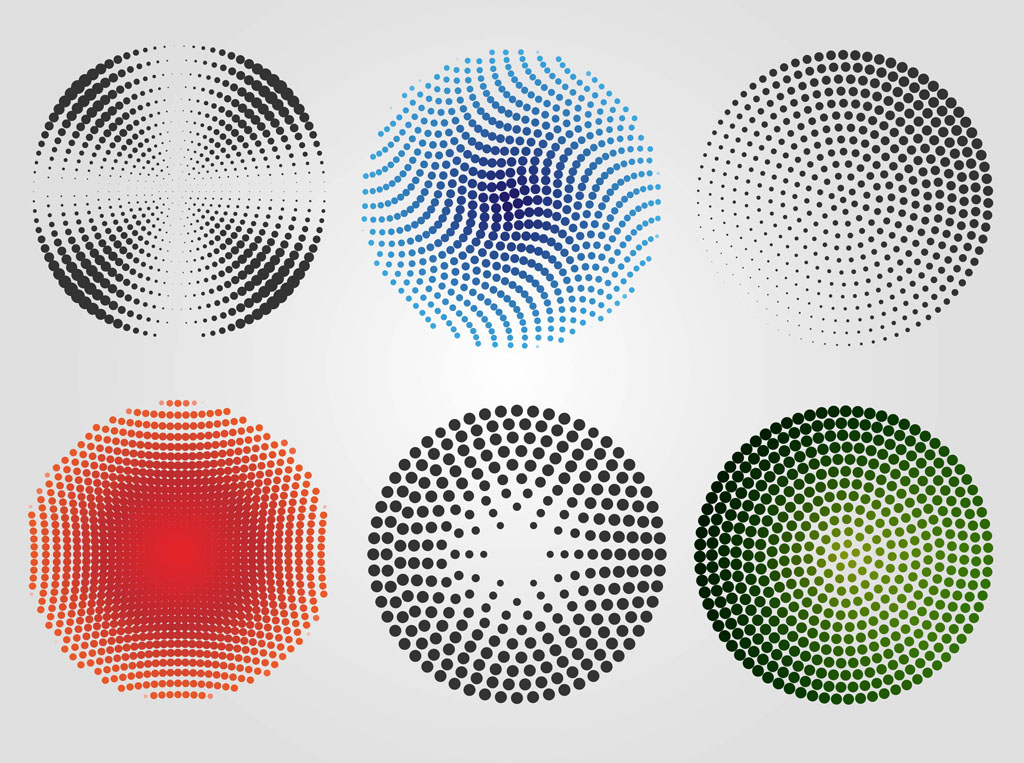 Download Halftone Circles Vector Art & Graphics | freevector.com
