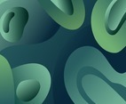 Green Abstract Shape Background